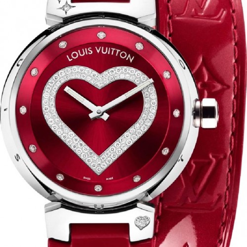 Heart Tambour Quartz, een vrouwelijk Louis Vuitton-horloge
